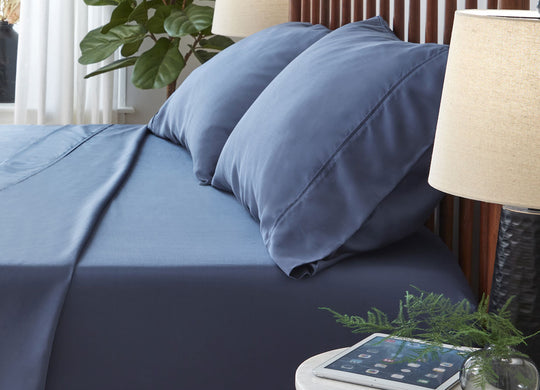 ARCTIC AIRE MAX Pillowcases shown in Denim #choose-your-color_denim