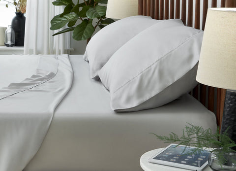 ARCTIC AIRE MAX Pillowcases shown in Silver #choose-your-color_silver