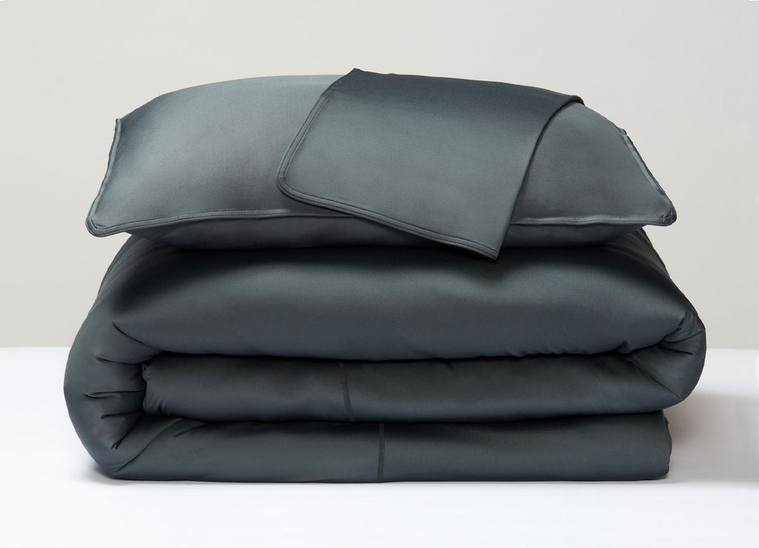 Forest Duvet Cover folded stack #choose-your-color_forest