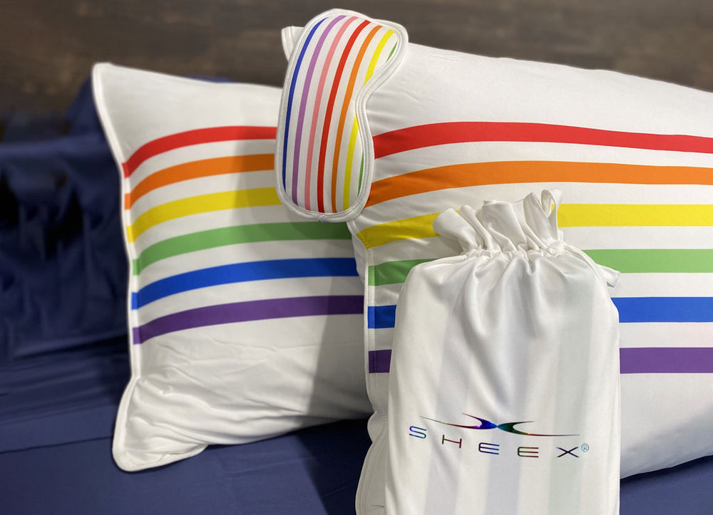 PRIDE Pillow Shams & Eye Mask Set